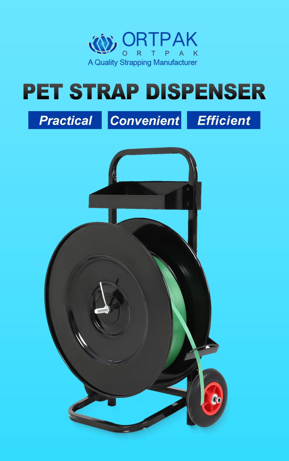 PET strap dispenser