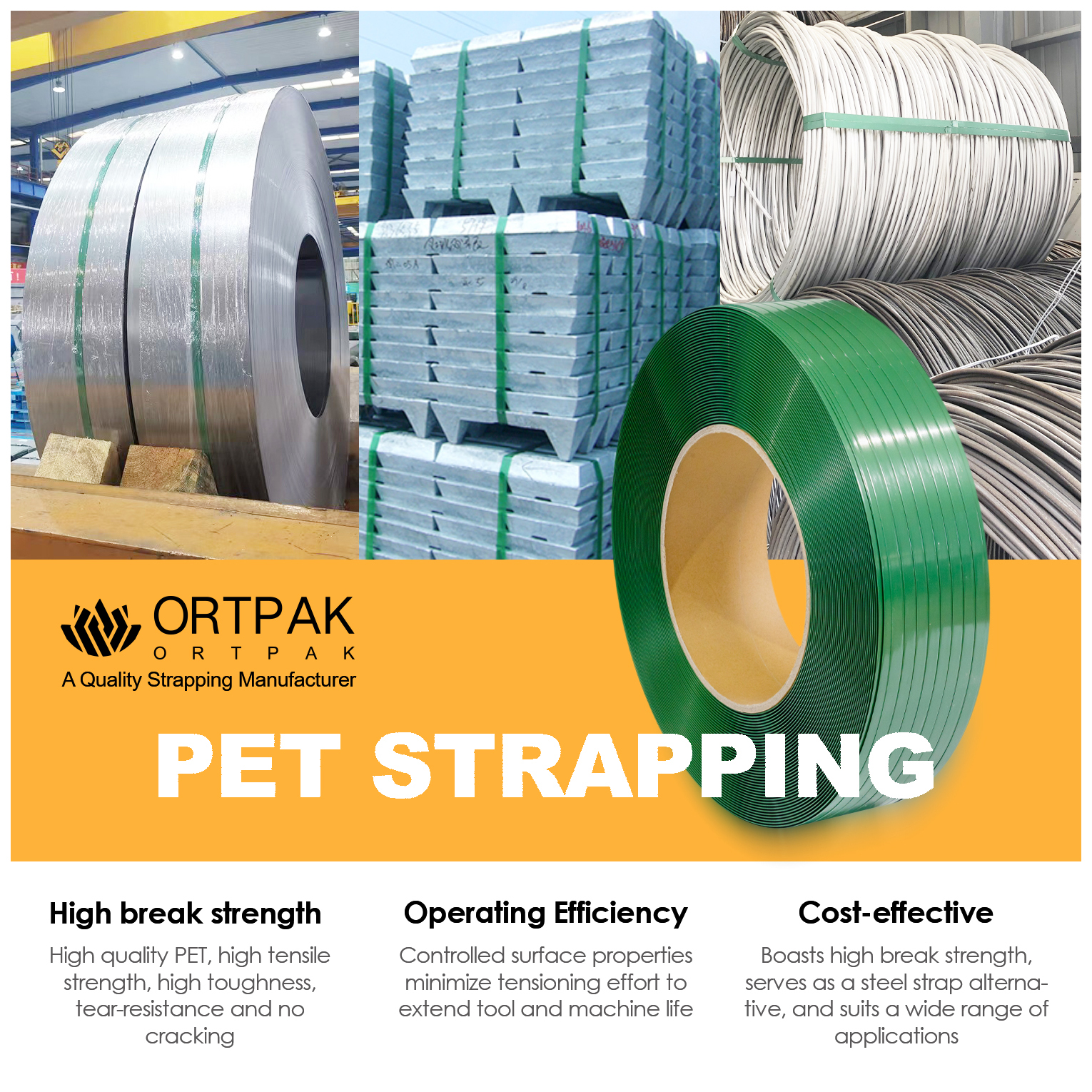 Eco-Friendly PET Strapping