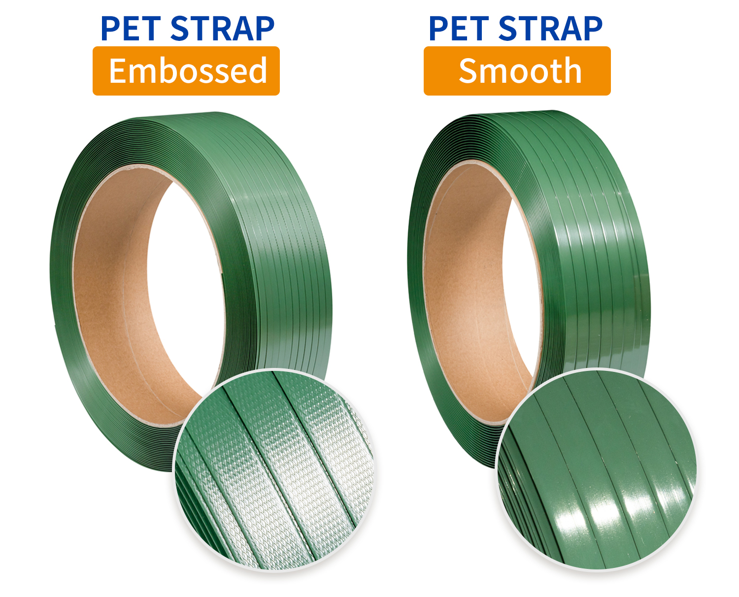 Smooth PET Strapping