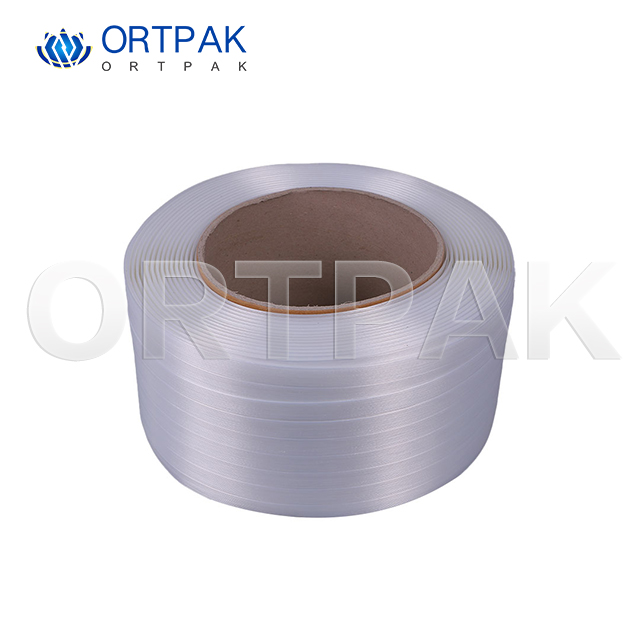 High Penetration High strength tensile resistance 13-32mm White Polyester Composite Strapping