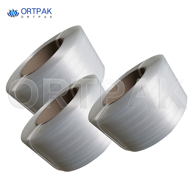 Elasticity Good Tension Retention And Flexibility White Rolls Composite Strapping Strap