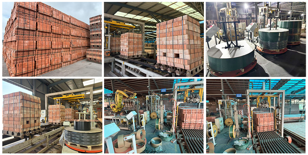 PET STRAPPING in Brick Factories