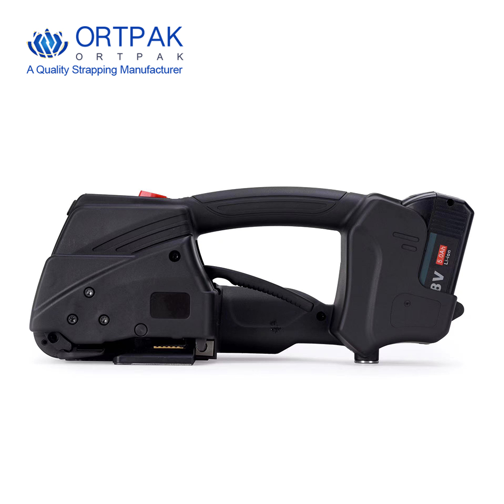 Battery strapping tool-V6 One-button handheld electric strapping machine