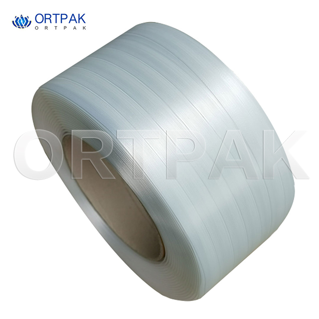 High Penetration High strength tensile resistance 13-32mm White Polyester Composite Strapping