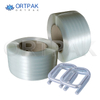 High Penetration High strength tensile resistance 13-32mm White Polyester Composite Strapping