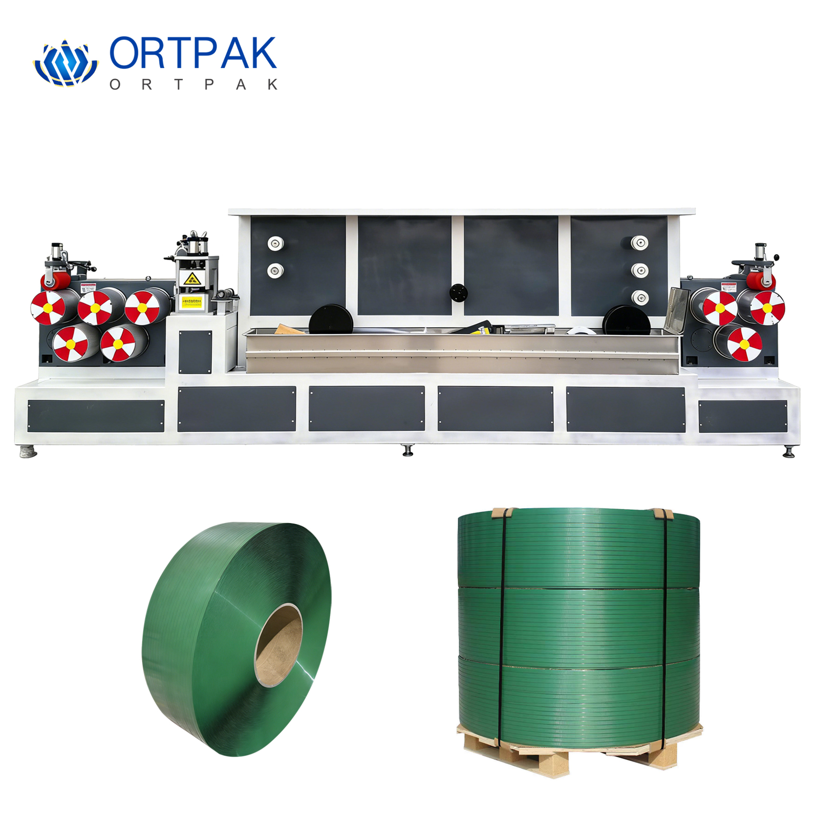 New Upgrade PET/PP Strapping Band Manufacturing Extrusion Line